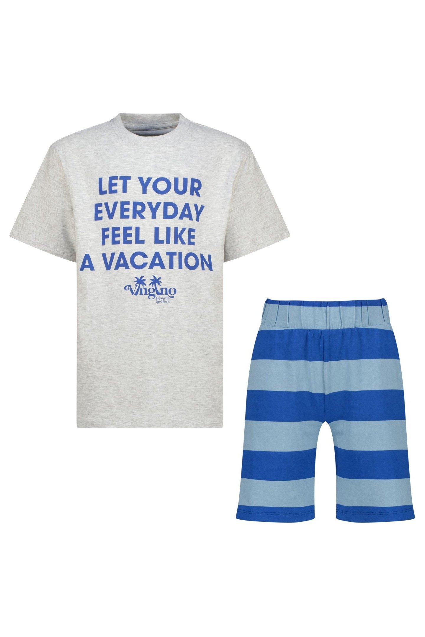 BOYS WASOY PYJAMA FEARLESS GREY MELEE 1