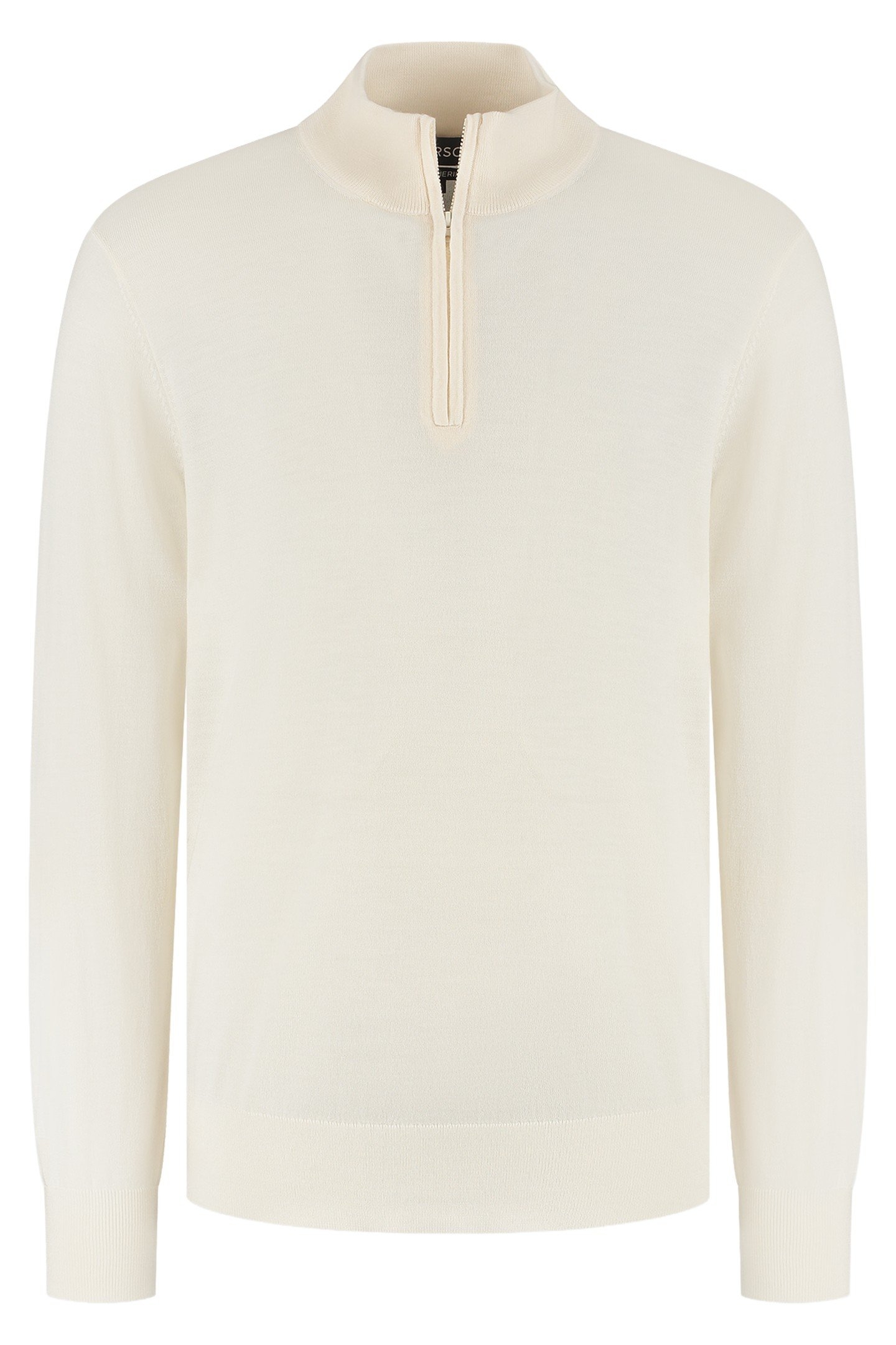 ZIP UP 100% MERINO SEASHELL WHITE 4