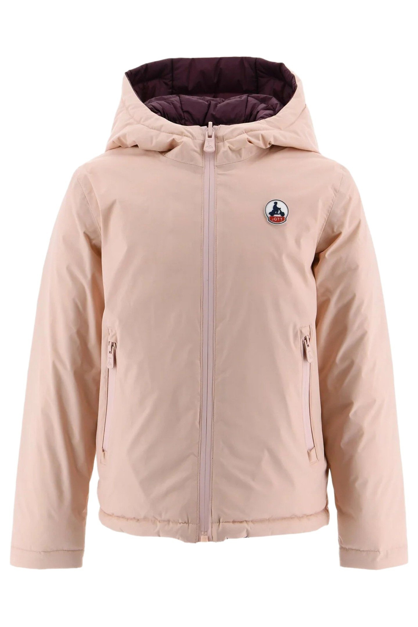 ZURICH JACKET ROSE PALE / AUBERGINE 1