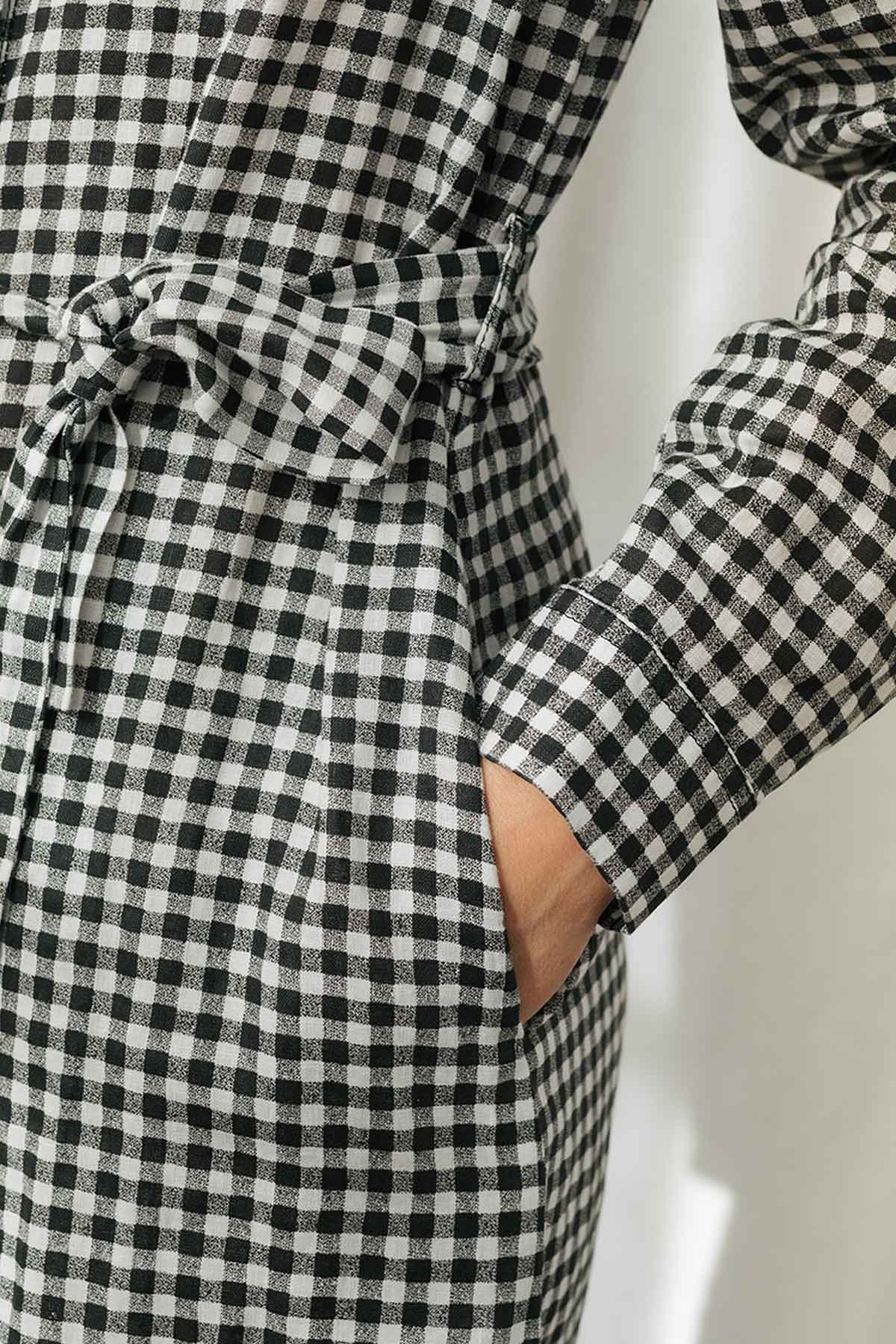 POLLAN - BLACK & WHITE VICHY 7