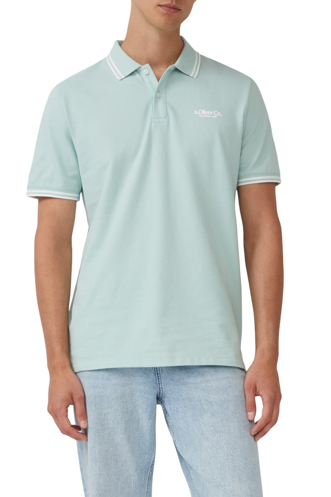 S.OLIVER POLOSHIRTS LIGHT GREEN 1